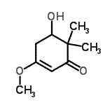 CAS 登录号：86791-31-3， 5-羟基-3-甲氧基-6,6-二甲基-2-环己烯-1-酮