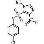 CAS#: 86808-62-0, 4-Chlorophenyl 1-methyl-4-nitro-1H-imidazole-5-sulfonate