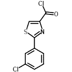 CAS 登录号：868755-69-5， 2-(3-氯苯基)-1,3-噻唑-4-甲酰氯
