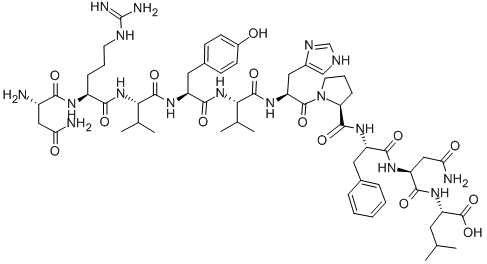 CAS#: 86879-15-4, Asn-Arg-Val-Tyr-Val-His-Pro-Phe-Asn-Leu
