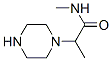 CAS#: 86906-74-3, N,alpha-Dimethyl-1-Piperazineacetamide