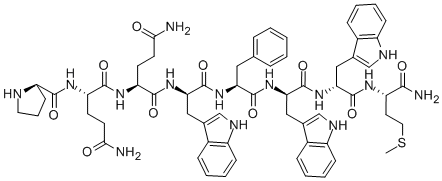 CAS 登录号:86917-57-9, (D-脯氨酰4,D-色氨酰7,9,10)-物质 P(4-11)