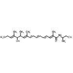 CAS 登录号:86934-11-4, (2E,4E,6E,8E,10E,14E)-13-羟基-N-(1-羟基-2-丙基)-2,10,12,14-四甲基-2,4,6,8,10,14-十七己烯酰胺