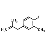 CAS 登录号：869493-79-8， 1-氟-2-甲基-4-(2-甲基-2-丙烯-1-基)苯