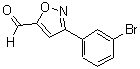CAS#: 869496-62-8, 3-(3-Bromophenyl)-1,2-oxazole-5-carbaldehyde