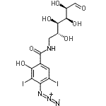 CAS 登录号：86979-64-8， 6-[(4-叠氮基-2-羟基-3,5-二碘苯甲酰基)氨基]-6-脱氧-D-葡萄糖