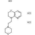 CAS 登录号：86979-78-4， 4-[2-(4-吗啉基)乙基]-3,4-二氢-2H-吡啶并[3,2-b][1,4]恶嗪三盐酸盐