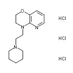 CAS 登录号：86979-79-5， 4-[2-(1-哌啶基)乙基]-3,4-二氢-2H-吡啶并[3,2-b][1,4]恶嗪三盐酸盐