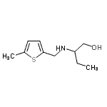 CAS 登录号：869943-08-8， 2-{[(5-甲基-2-噻吩基)甲基]氨基}-1-丁醇