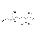 CAS 登录号：87046-69-3， S-[2-(二异丙基氨基)乙基]O-乙基O-甲基硫代磷酸酯
