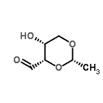 CAS 登录号：87068-62-0， (2S,4S,5R)-5-羟基-2-甲基-1,3-二恶烷-4-甲醛