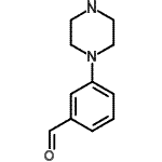 CAS 登录号：870703-56-3， 3-(1-哌嗪基)苯甲醛