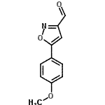 CAS#: 870703-95-0, 5-(4-Methoxyphenyl)-1,2-oxazole-3-carbaldehyde