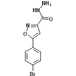 CAS#: 870703-96-1, 5-(4-Bromophenyl)-1,2-oxazole-3-carbohydrazide