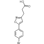 CAS 登录号：870703-99-4， 3-[5-(4-溴苯基)-1,2-恶唑-3-基]丙酸
