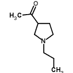 CAS 登录号：87088-74-2， 1-(1-丙基-3-吡咯烷基)乙酮