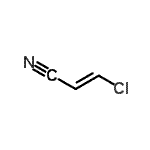 CAS 登录号：871-29-4， (E)-3-氯丙-2-烯腈