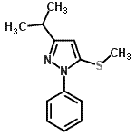 CAS#: 871110-03-1, 3-Isopropyl-5-(methylsulfanyl)-1-phenyl-1H-pyrazole