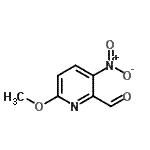 CAS 登录号：871583-87-8， 6-甲氧基-3-硝基-2-吡啶甲醛