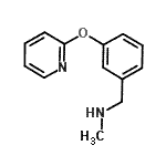 CAS 登录号：871825-60-4， N-甲基-1-[3-(2-吡啶基氧基)苯基]甲胺