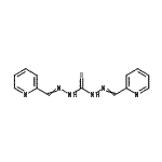 CAS 登录号：87187-84-6， N'',N'''-二(2-吡啶基甲基烯)硫代卡巴肼