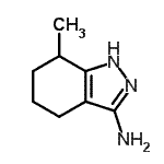 CAS#: 871886-15-6, 7-Methyl-4,5,6,7-tetrahydro-1H-indazol-3-amine