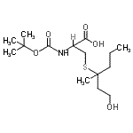 CAS 登录号：872188-55-1， S-(1-羟基-3-甲基-3-己烷基)-N-{[(2-甲基-2-丙基)氧基]羰基}半胱氨酸