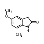 CAS 登录号：87234-52-4， 5-甲氧基-7-甲基-1,3-二氢-2H-吲哚-2-酮
