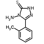 CAS 登录号：87239-95-0， 4-氨基-5-(2-甲基苯基)-4H-1,2,4-三唑-3-硫醇