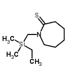 CAS 登录号：872415-89-9， 1-{[乙基(二甲基)硅烷基]甲基}-2-氮杂环庚烷硫酮