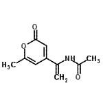 CAS 登录号：872452-03-4， N-[1-(6-甲基-2-氧代-2H-吡喃-4-基)乙烯基]乙酰胺