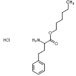 CAS#: 87253-05-2, Hexyl 2-amino-4-phenylbutanoate hydrochloride (1:1)