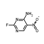 CAS 登录号：872530-03-5， 2-氟-5-硝基-4-嘧啶胺