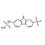 CAS 登录号：872604-36-9， N-[7-(三氟甲基)-9H-咔唑-2-基]硫二酰胺