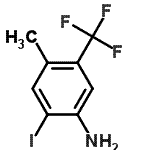 CAS 登录号：872624-68-5， 2-碘-4-甲基-5-(三氟甲基)苯胺