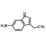 CAS 登录号：873055-15-3， 3-乙基-1H-吲哚-6-胺