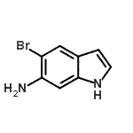 CAS 登录号：873055-33-5， 5-溴-1H-吲哚-6-胺
