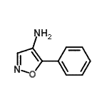 CAS 登录号：873581-58-9， 5-苯基-1,2-恶唑-4-胺