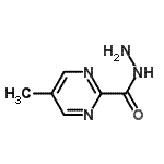 CAS 登录号：87362-27-4， 5-甲基-2-嘧啶甲酰肼
