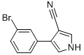 CAS 登录号：87388-10-1， 4-(3-溴苯基)-1H-吡咯-3-甲腈