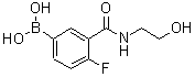 CAS#: 874219-25-7, {4-Fluoro-3-[(2-hydroxyethyl)carbamoyl]phenyl}boronic acid