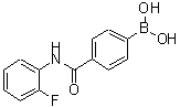 CAS 登录号：874288-06-9， {4-[(2-氟苯基)氨基甲酰]苯基}硼酸