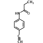 CAS 登录号：874379-93-8， N-(4-乙炔基苯基)丙酰胺