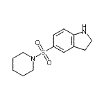 CAS 登录号：874593-99-4， 5-(1-哌啶基磺酰基)吲哚啉