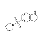 CAS 登录号：874594-03-3， 5-(1-吡咯烷基磺酰基)吲哚啉