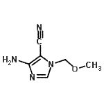 CAS#: 87460-50-2, 4-Amino-1-(methoxymethyl)-1H-imidazole-5-carbonitrile
