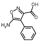CAS#: 87529-22-4, 5-Amino-4-phenyl-1,2-oxazole-3-carboxylic acid