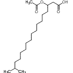 CAS#: 87538-90-7, 3-Acetoxy-16-methylheptadecanoic acid