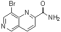 CAS 登录号：875514-62-8， 8-溴-1,6-萘啶-2-甲酰胺