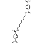 CAS 登录号：87581-14-4， 4-硝基-N-[3-({4-[(4-硝基苯甲酰)氨基]丁基}氨基)丙基]苯甲酰胺